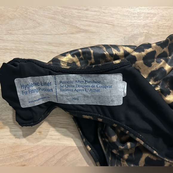 NWOT Good American Leopard Print One Piece Swimsuit - Women’s Size Small - Picture 5 of 5